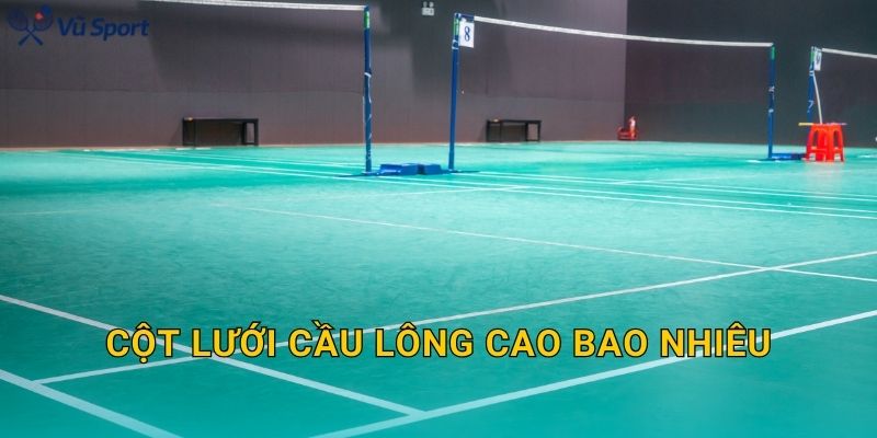 Cột Lưới Cầu Lông Cao Bao Nhiêu: Chiều Cao Chuẩn Và Vị Trí Đặt Đúng Quy Cách